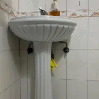روشویی ایستاده برند پارس سرام ۵۵ طرح شیاری