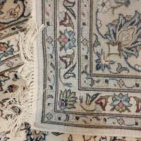 فرش دستباف کرم تمیز نو اردکان|فرش|اصفهان, خواجه عمید|دیوار