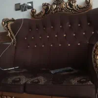 مبل 7نفره رزین همراه میز وعسلی|مبلمان خانگی و میز عسلی|شاهین‌شهر, گرگاب|دیوار