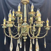 لوسترالماس روژینا سنگی برنج/۶شاخه دوبلAB light 456