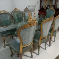 مبل و ناهار خوری ۷نفره|مبلمان خانگی و میز عسلی|تهران, قیام|دیوار