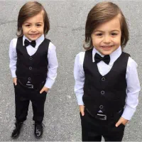 جلیقه شلوار بچه گانه پارچه سویسی