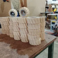 چرخ فک دستگاه لبه چسبان