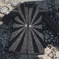 مانتو مجلسی سنگ دوزی