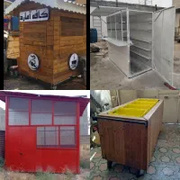 دکه ساندویچی گاری کبابی چرخ دستی ورق بزنید|کافی‌شاپ و رستوران|رشت, هلال احمر|دیوار