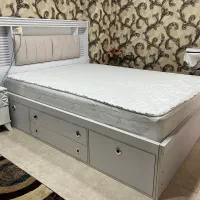 تخت خواب دو نفره همراه با تشک|تشک تختخواب|بانه, |دیوار
