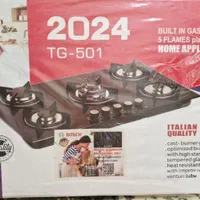 گاز رومیزی ۵ شعله مدل TG501 و اون توستر نو نو