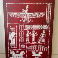 تابلو|تابلو، نقاشی، عکس|قم, دروازه چوبی|دیوار