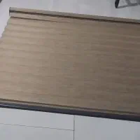 پرده زیرا ۱۴۰در ۱۵۰ رنگ کرم قهوه ای سالم سالم