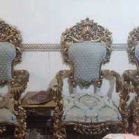 سرویس مبل ۹ نفره استیل چوب راش