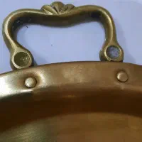 سینی برنجی روسی قدیمی|کلکسیون اشیاء عتیقه|کرج, کوی امامیه|دیوار