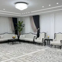 سرویس مبل نئو کلاسیک فرانسوی باجلومبلی 3تیکه