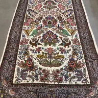 فرش دستباف (بساک)تک ۳/۵ متری شکارگاه|فرش|مشکین‌دشت, |دیوار