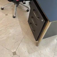 فایل سه کشو مشکی با دستگیره کروم