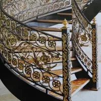 نرده خم فرفورژه.درب فرفورژه.حفاظ فرفورژه