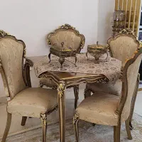 فروش ست کامل مبلمان سلطنتی به همراه میزناهارخوری|مبلمان خانگی و میز عسلی|اصفهان, براآن شمالی|دیوار