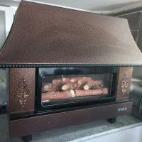 بخاری گازی شومینه ای نیک کالا 28000 مدل زرین MC28|بخاری، هیتر، شومینه|فسا, |دیوار