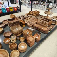 ظروف چوبی بهاره ظروف پذیرایی ظرف چوبی