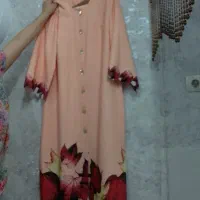 مانتو مجلسی شیک برگ پاییزی