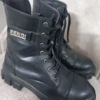 کفش نیم بوت بنددار