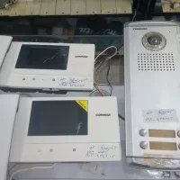 دو دستگاه آیفون کره ای بهم راه پنل ۴طبقه ای تصویری