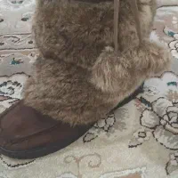 کاپشن چرم اصلی درجه یک کوتاه و پوتین خزدار|لباس|نیشابور, شهید بهشتی|دیوار