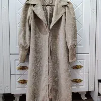 پالتو مزون دوز با شال مخملی