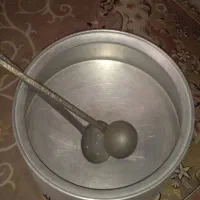 دیگ روحی همراه کفگیر و ملاقه