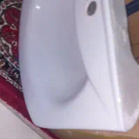 توالت فرنگی پلاستیکی نو روشویی باپایه|لوازم سرویس بهداشتی|برخوار, |دیوار