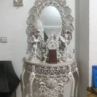 آیینه و شمعدان المینیومی