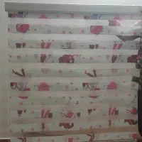 پرده  زبرا طرح دخترانه
