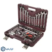 جعبه ابزار ۶۱ پارچه آچار و سری بکس نو و پلمپ|ابزارآلات|شاهین‌شهر, عطار|دیوار