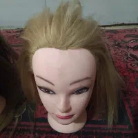 سه عدد سر مایکن با موهای طبیعی