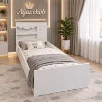 تخت خواب تک نفره مدل درب دار