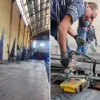 استخدام کارگر ساده برشکار و سوراخکار ورق آهنی