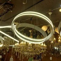 لوستر فضایی|لوستر و چراغ آویز|اصفهان, کوجان|دیوار