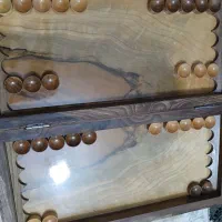 تخته نزد کلکسیونی چوب گردو تنه ی درخت .سفارشی