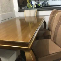 میز عذاخوری کامل چوب ۶نفره