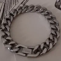 فروش دستبند کارتیر استیل مردانه رنگ ثابت