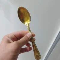 قاشق برنجی قدیمی