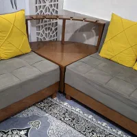 مبل ال راحتی|مبلمان خانگی و میز عسلی|چغادک, |دیوار