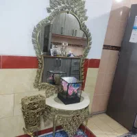 اینه شمدانی‌برنزساعت‌ایستاده‌‌برنزسطلوجادستمالی‌|آینه|پاکدشت, پاکدشت (مامازند)|دیوار
