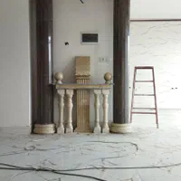 سنگ کاری رومی ساده ابزار پله استخر|خدمات پیشه و مهارت|بروجرد, |دیوار