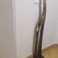 مجسمه چوبی هندی کار دست|مجسمه، تندیس، ماکت|گرگان, |دیوار