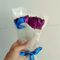 گل رز ربانی دسته گلی۵۰ت|گل مصنوعی|رفسنجان, |دیوار