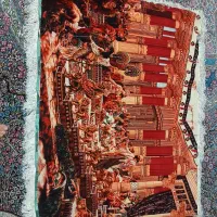 تابلو فرش چله ابریشم