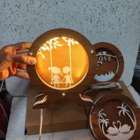 شبخواب چوبی برقی فانتزی