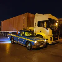 امدادخودرو یدک کش مجهز به دستگاه هیدرولیک چرخگیر