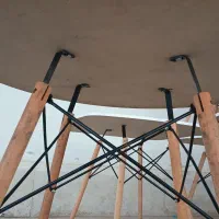 میز بدون صندلی (تک و تعداد)|میز و صندلی غذاخوری|کیش, |دیوار