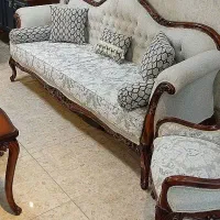 مبل استیل مدل هلنا تعویض با مبلمان فرسوده|مبلمان خانگی و میز عسلی|مشهد, سرافرازان|دیوار